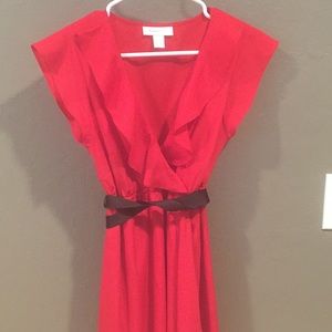 Motherhood small red dress